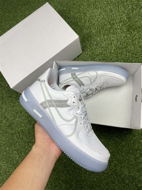 nike air react 1 herren weiß|Nike Air Force 1 React White Men's .